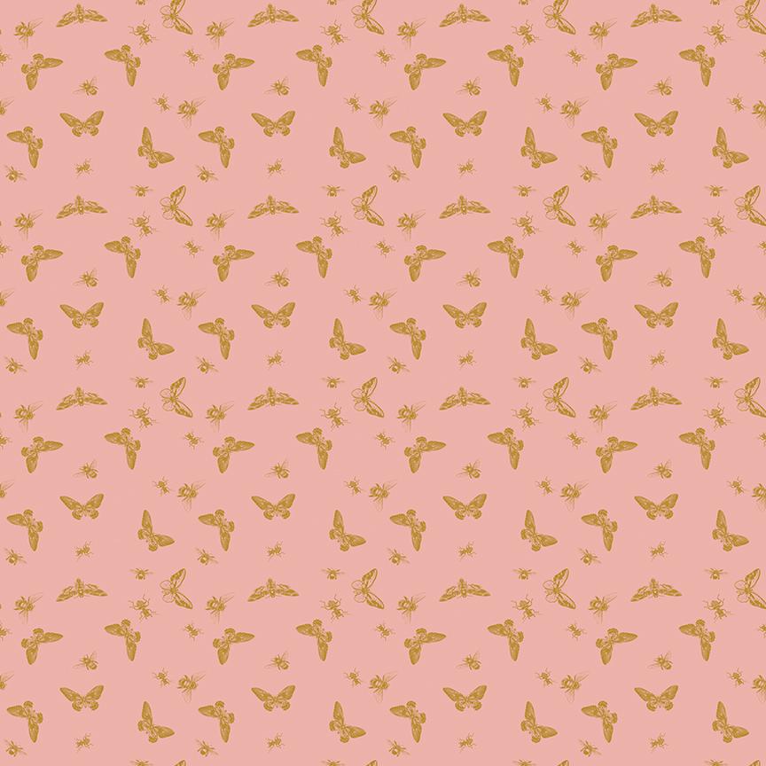 Petals & Hazel Flutter Coral by Simple Simon and Company for Riley Blake Designs - C18224-CORAL