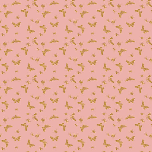 Petals & Hazel Flutter Coral by Simple Simon and Company for Riley Blake Designs - C18224-CORAL