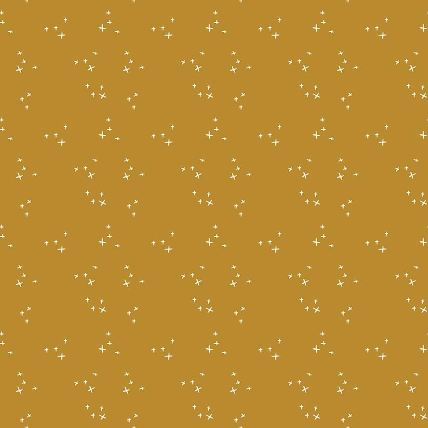 Petals & Hazel Scatter Butterscotch by Simple Simon and Company for Riley Blake Designs - C18225-BUTTERSCOTCH