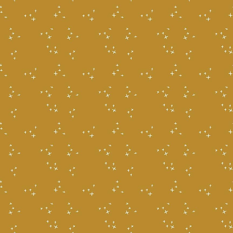 Petals & Hazel Scatter Butterscotch by Simple Simon and Company for Riley Blake Designs - C18225-BUTTERSCOTCH