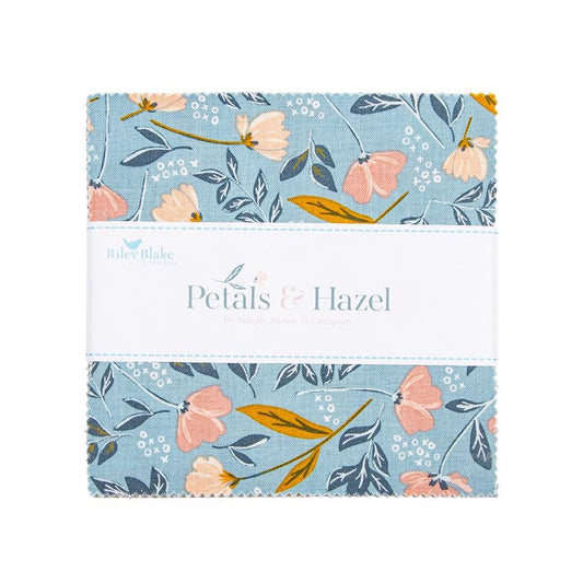 Petals & Hazel 5" Stacker by Simple Simon and Company for Riley Blake Design Fabrics - 5-18220-42