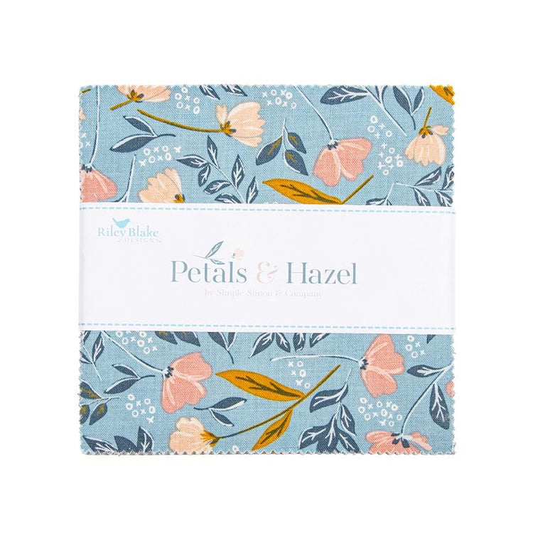 Petals & Hazel 5" Stacker by Simple Simon and Company for Riley Blake Design Fabrics - 5-18220-42
