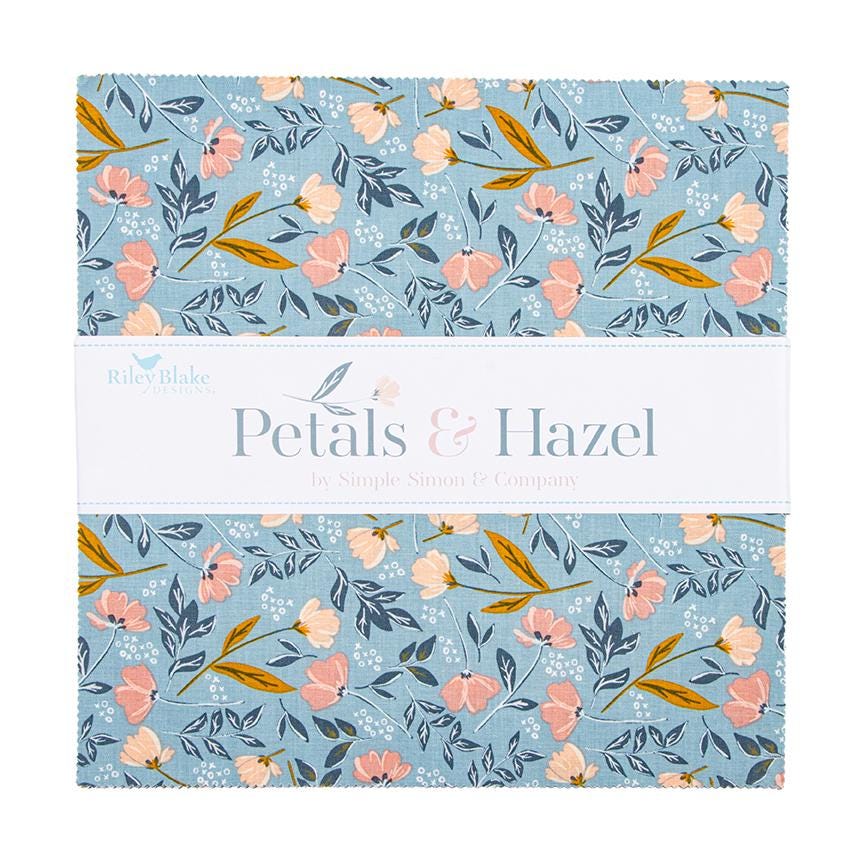 Petals & Hazel 10" Stacker by Simple Simon and Company for Riley Blake Deisgn Fabrics - 10-18220-42 (42 pieces)