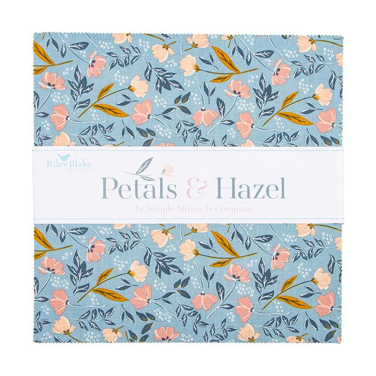 Petals & Hazel 10" Stacker by Simple Simon and Company for Riley Blake Deisgn Fabrics - 10-18220-42 (42 pieces)