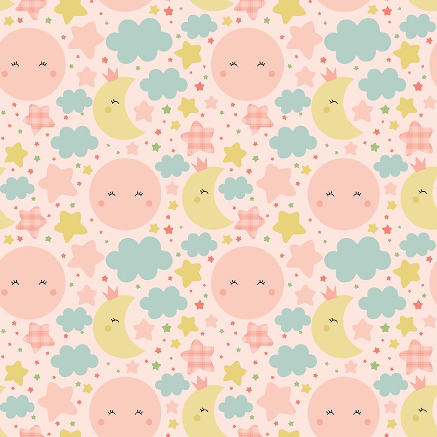 Flannel Love You to the Moon Nighttime Blush