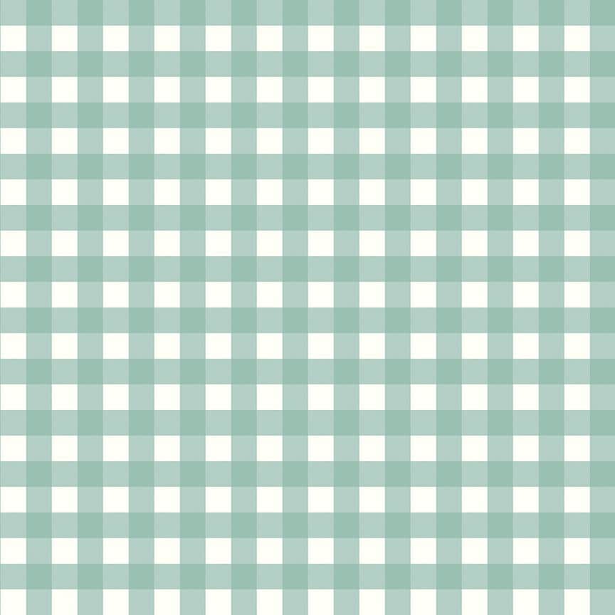 Flannel Love You to the Moon Gingham Powder