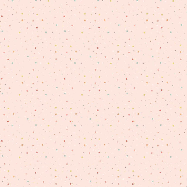 Flannel Love You to the Moon Stars Blush
