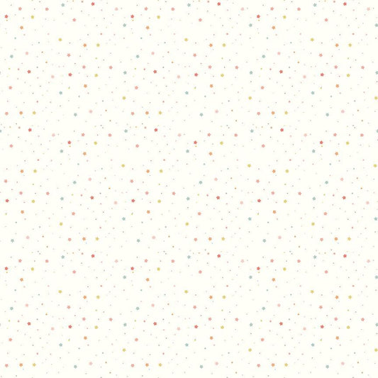 Flannel Love You to the Moon Stars White