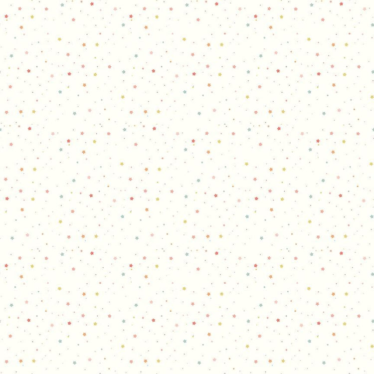 Flannel Love You to the Moon Stars White
