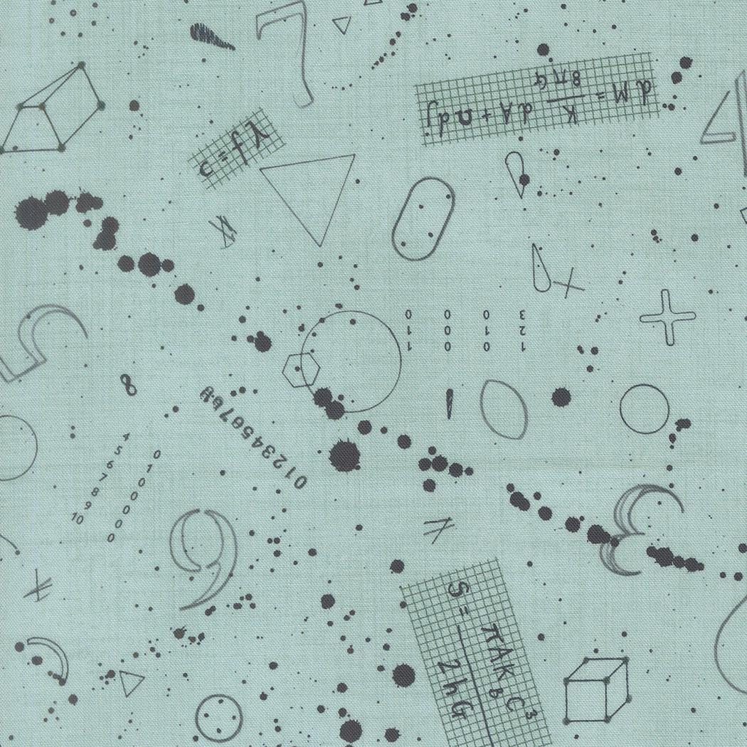 Data Black Holes Geometrics Babbage by Janet Clare for Moda Fabrics - 24670 12