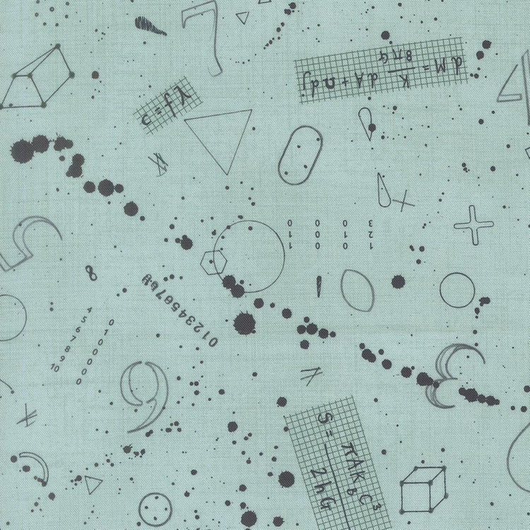 Data Black Holes Geometrics Babbage by Janet Clare for Moda Fabrics - 24670 12