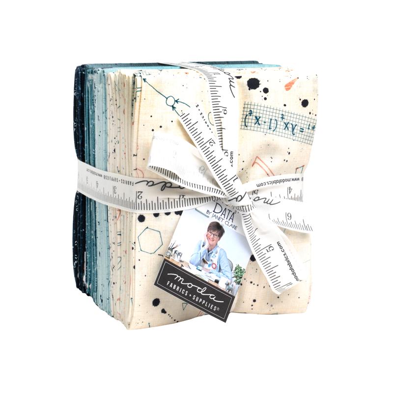 Data Fat Quarter Bundle by Janet Clare for Moda Fabrics - 24670AB - 26 pieces