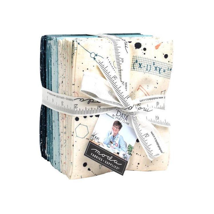Data Fat Quarter Bundle by Janet Clare for Moda Fabrics - 24670AB - 26 pieces