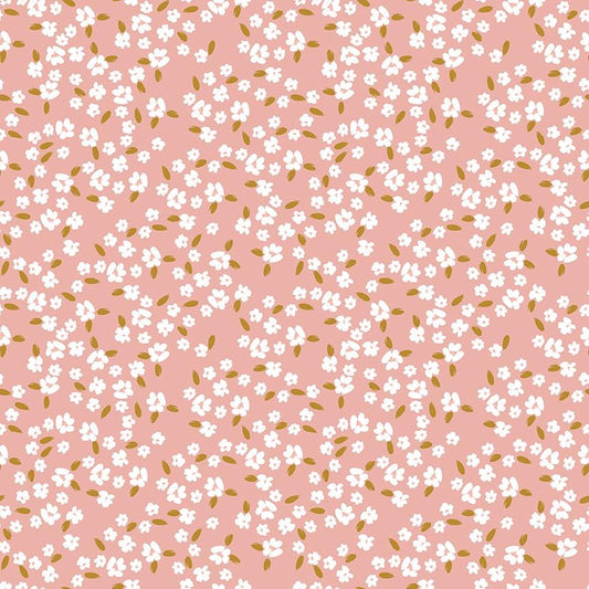 Petals & Hazel Blossoms Coral by Simple Simon and Company for Riley Blake Designs - C18222-CORAL
