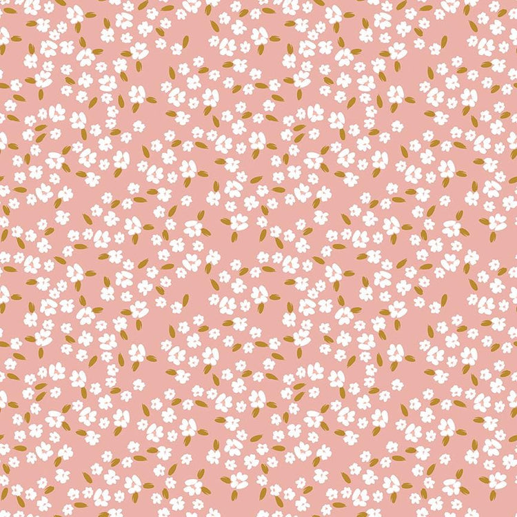 Petals & Hazel Blossoms Coral by Simple Simon and Company for Riley Blake Designs - C18222-CORAL