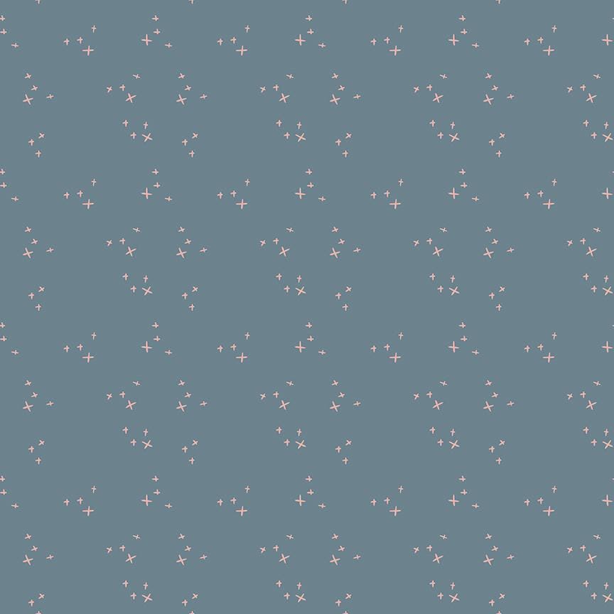 Petals & Hazel Scatter Blue by Simple Simon and Company for Riley Blake Designs - C18225-BLUE