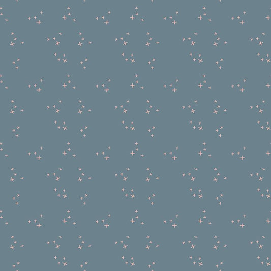 Petals & Hazel Scatter Blue by Simple Simon and Company for Riley Blake Designs - C18225-BLUE