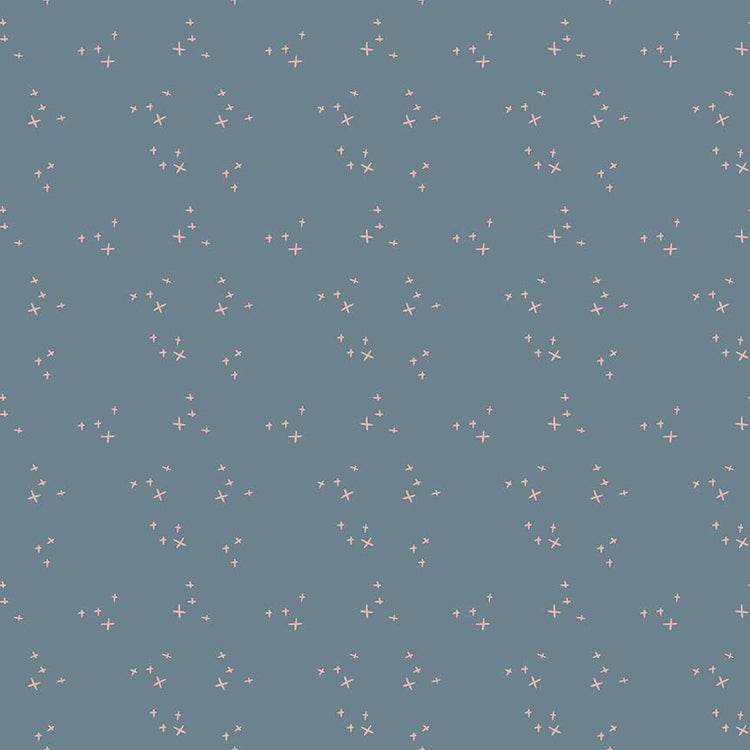 Petals & Hazel Scatter Blue by Simple Simon and Company for Riley Blake Designs - C18225-BLUE