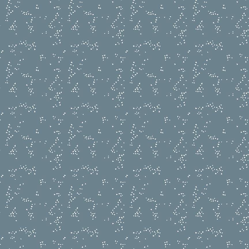 Petals & Hazel Hearts Blue by Simple Simon and Company for Riley Blake Designs - C18226-BLUE