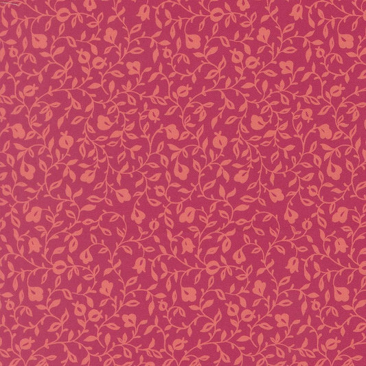 Sitara Affinity Small Floral Vines Pomegranate by Crystal Manning for Moda Fabrics - 11985 24