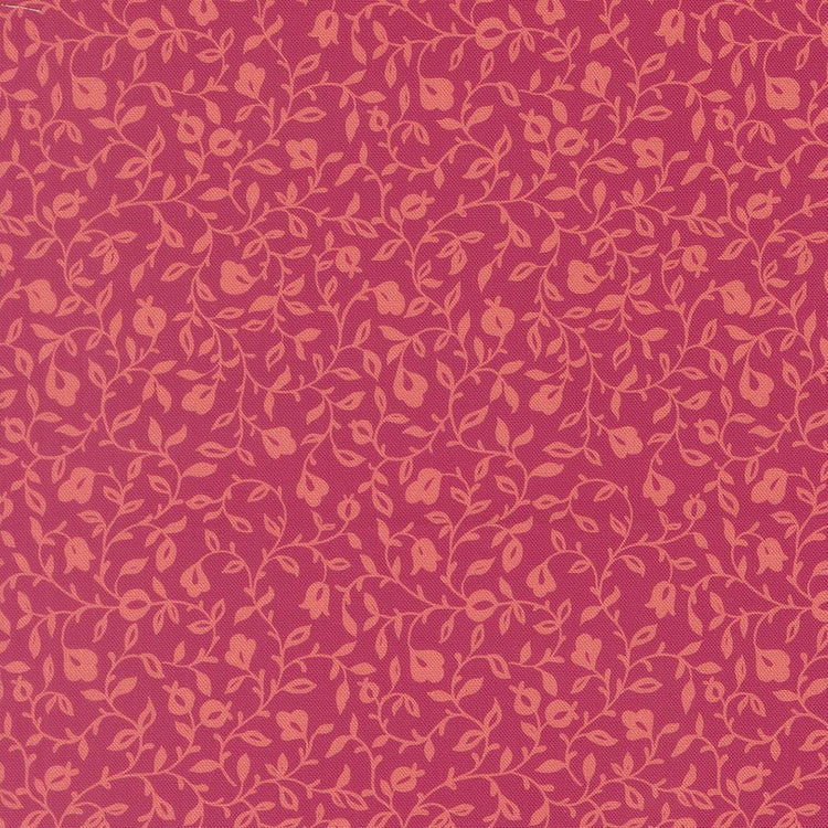 Sitara Affinity Small Floral Vines Pomegranate by Crystal Manning for Moda Fabrics - 11985 24