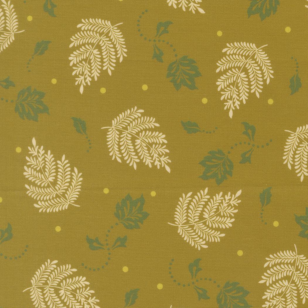 Sitara Paisley Leaf Blenders Olive by Crystal Manning for Moda Fabrics - 11986 17