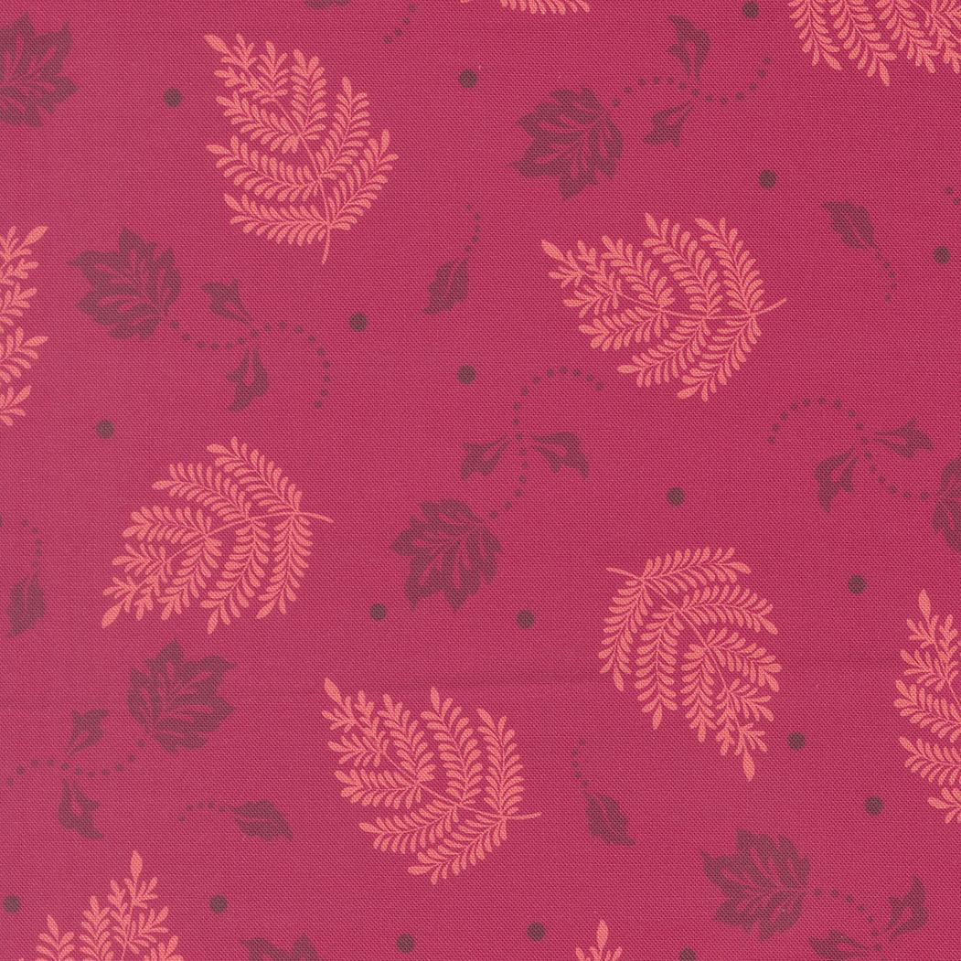 Sitara Paisley Leaf Blenders Pomegranate by Crystal Manning for Moda Fabrics - 11986 24