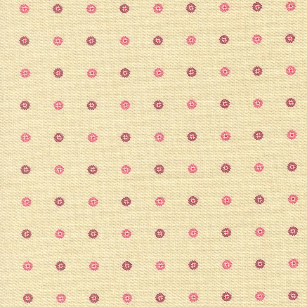 Sitara Floret Dots Cream by Crystal Manning for Moda Fabrics - 11987 11