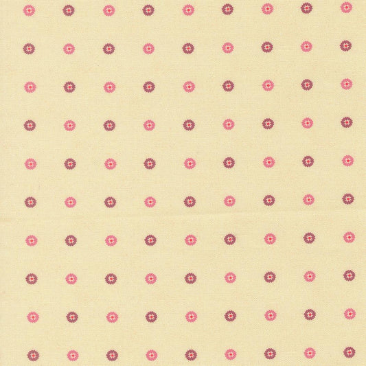 Sitara Floret Dots Cream by Crystal Manning for Moda Fabrics - 11987 11
