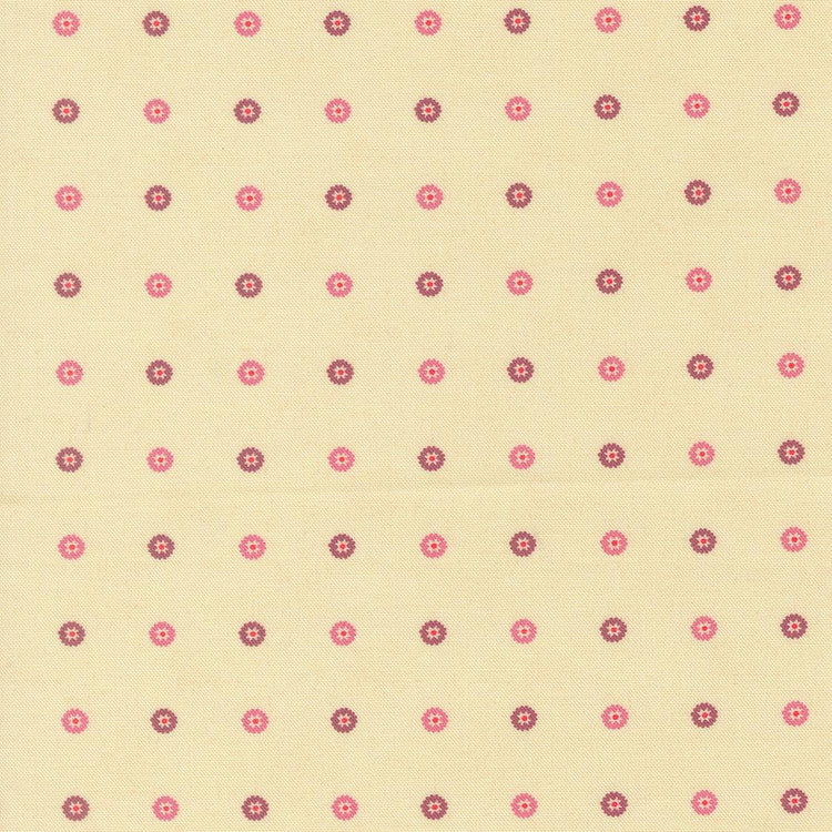 Sitara Floret Dots Cream by Crystal Manning for Moda Fabrics - 11987 11