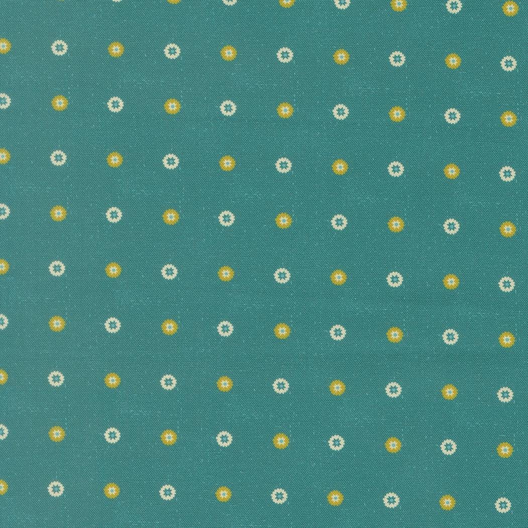Sitara Floret Dots Lagoon by Crystal Manning for Moda Fabrics - 11987 15