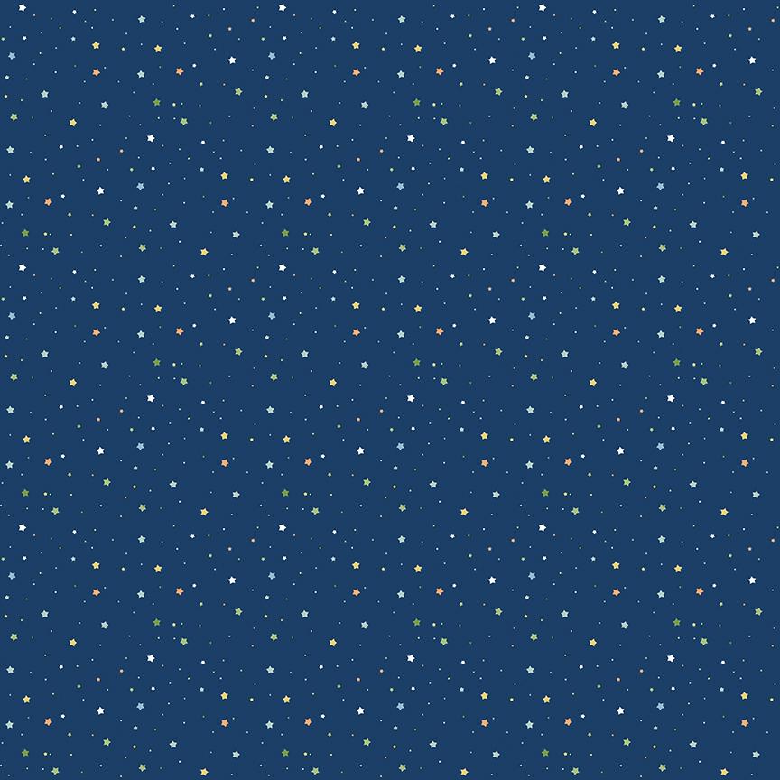 Flannel Love You to the Moon Stars Navy