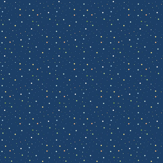 Flannel Love You to the Moon Stars Navy