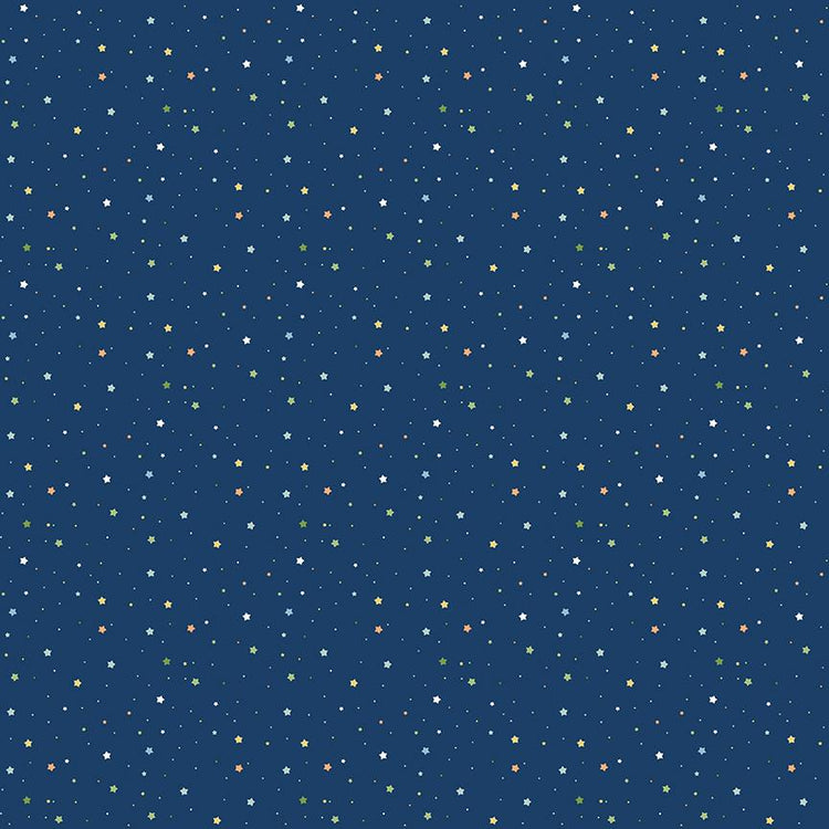 Flannel Love You to the Moon Stars Navy