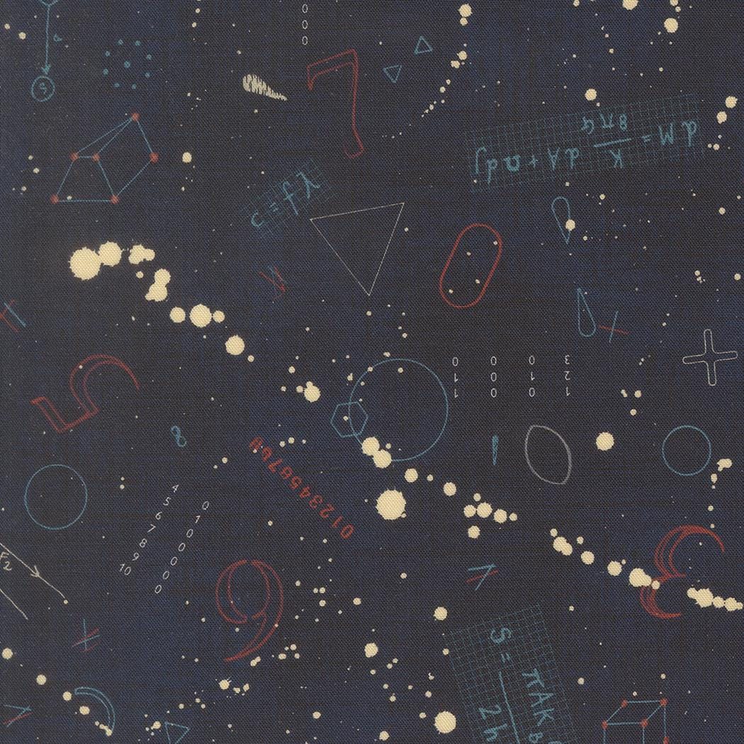 Data Black Holes Geometrics Hawking by Janet Clare for Moda Fabrics - 24670 15