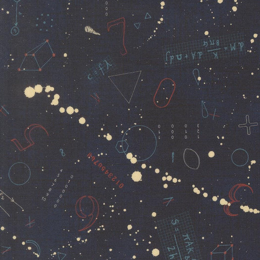 Data Black Holes Geometrics Hawking by Janet Clare for Moda Fabrics - 24670 15