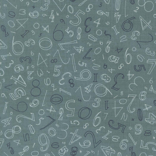 Data Numerals Text and Words Turing by Janet Clare for Moda Fabrics - 24671 14