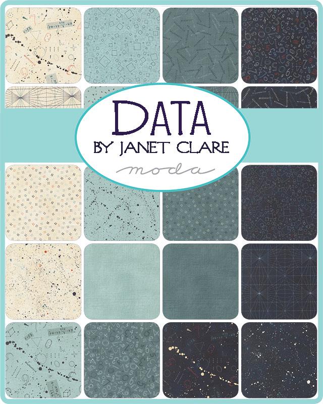 Data Charm Pack by Janet Clare for Moda Fabrics - 24670PP