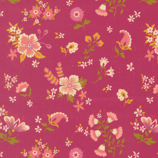 Sitara Davina Florals Pomegranate by Crystal Manning for Moda Fabrics - 11982 24