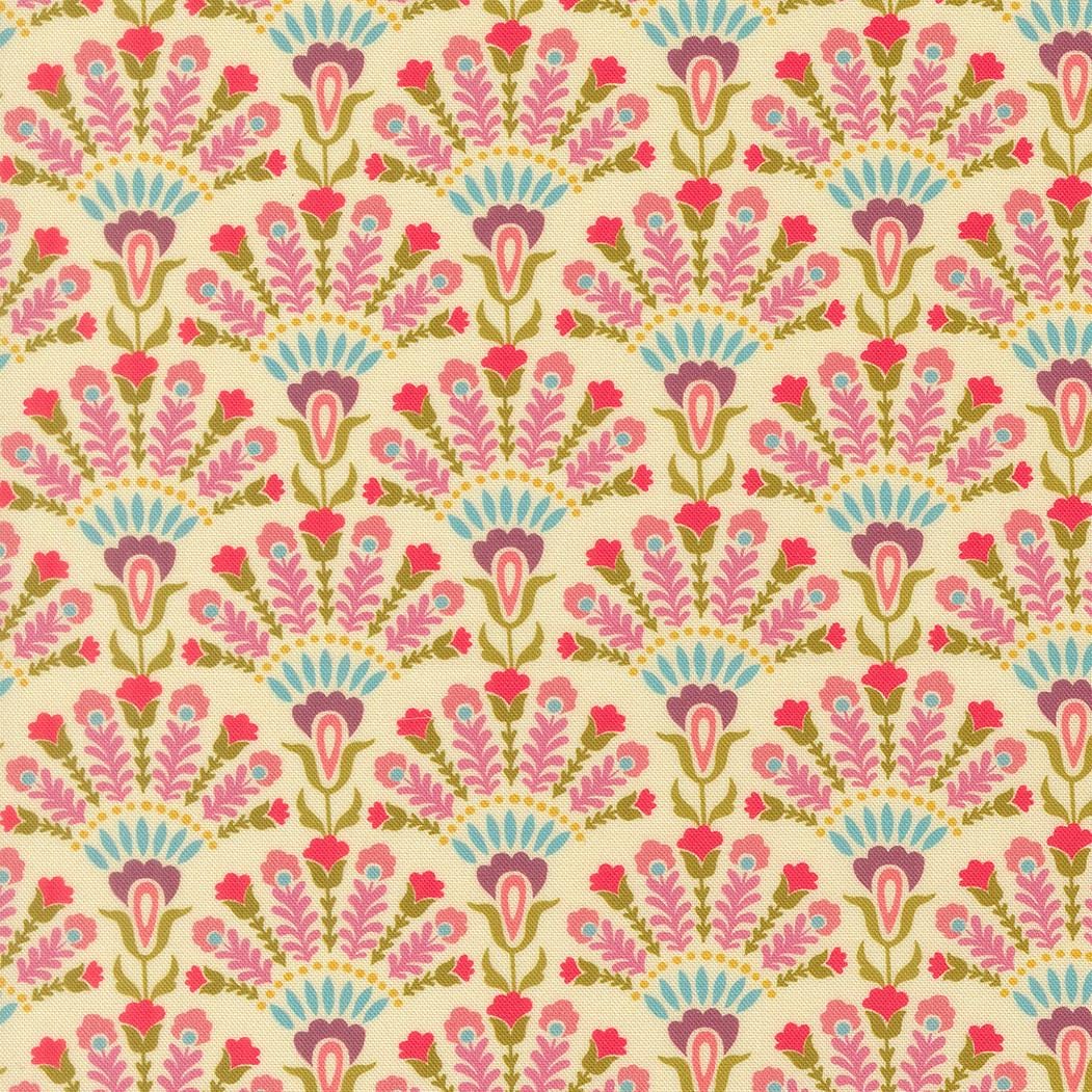 Sitara Opaline Damask Cream by Crystal Manning for Moda Fabrics - 11983 11