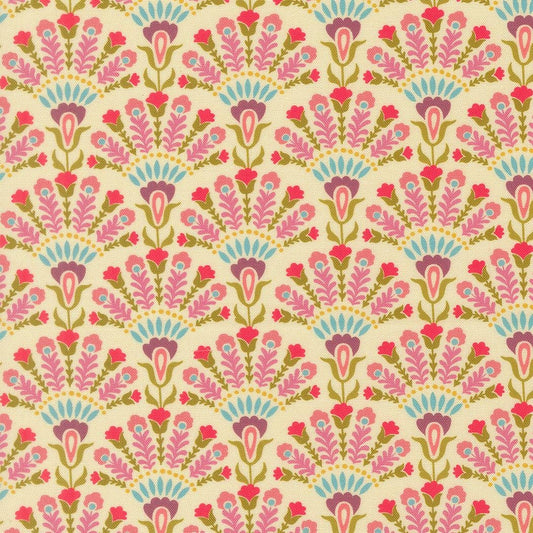Sitara Opaline Damask Cream by Crystal Manning for Moda Fabrics - 11983 11