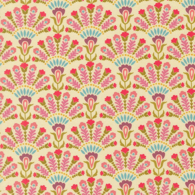 Sitara Opaline Damask Cream by Crystal Manning for Moda Fabrics - 11983 11