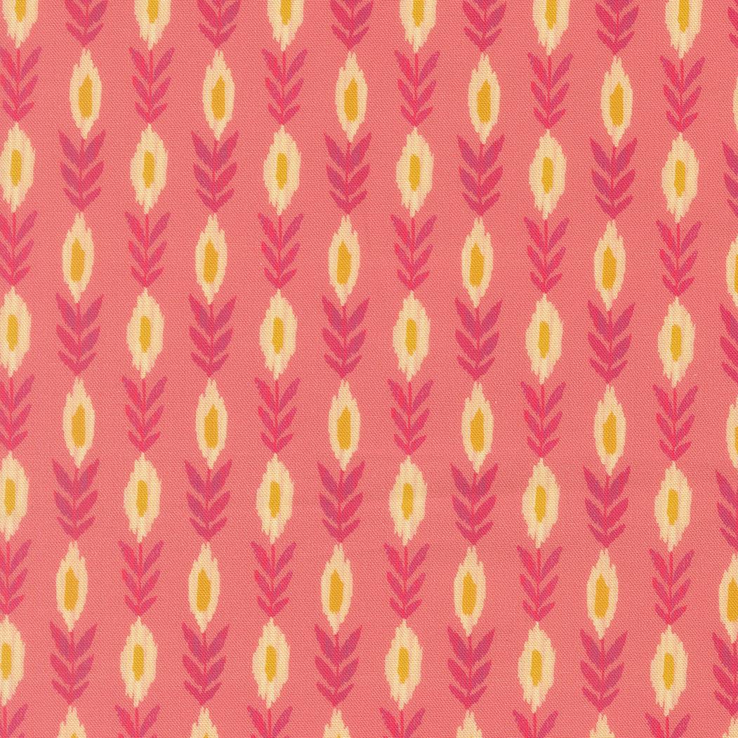 Sitara Vines Stripes Rose by Crystal Manning for Moda Fabrics - 11984 25
