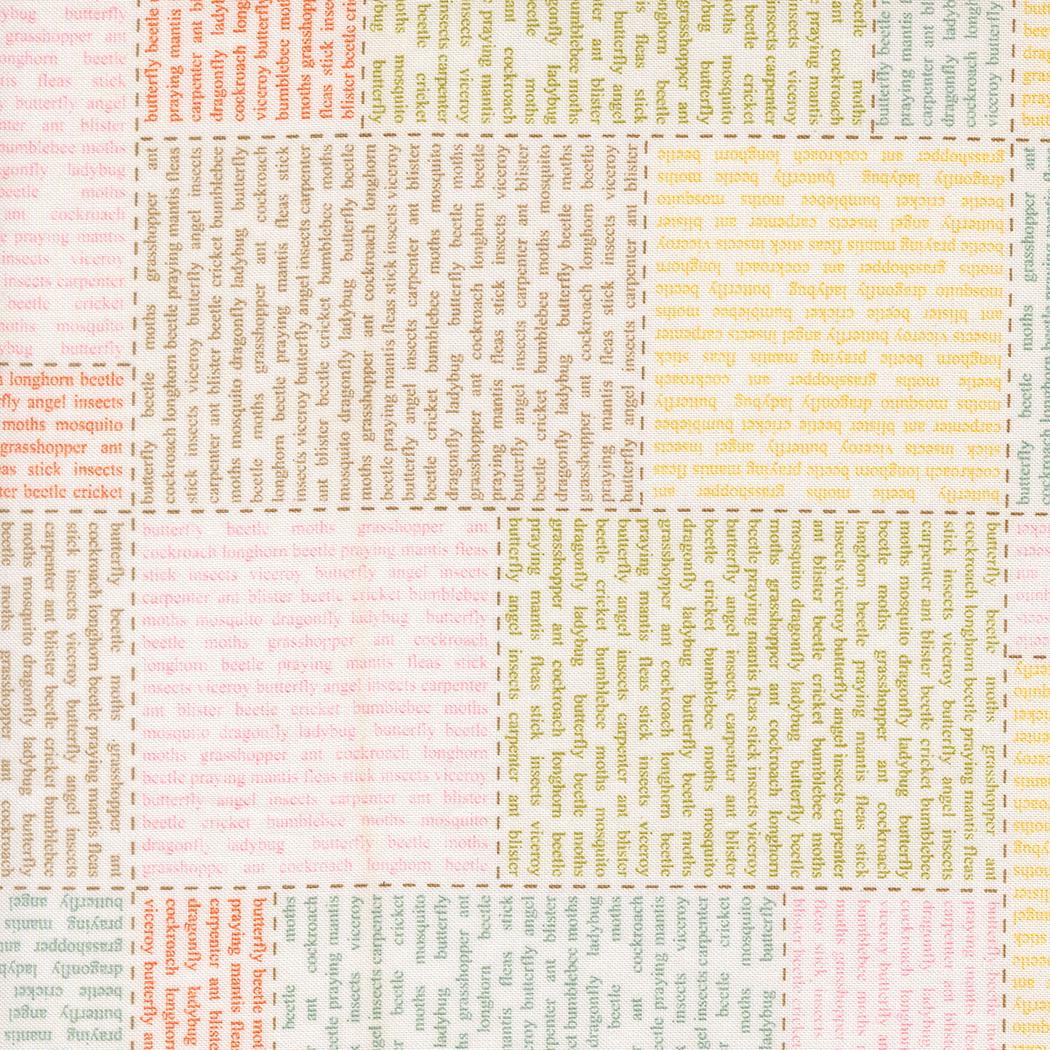 Bug Collector In The News Text and Words Cloud by Sweetwater for Moda Fabrics - 55730 11