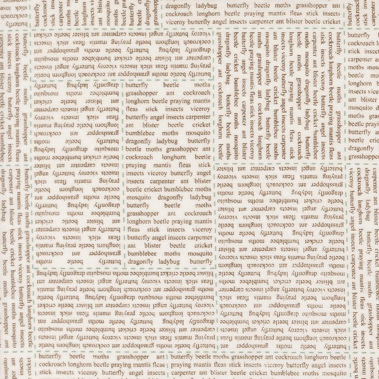 Bug Collector In The News Text and Words Cloud Dirt by Sweetwater for Moda Fabrics - 55730 21