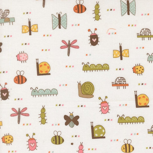 Bug Collector The Bugs Novelty Cloud by Sweetwater for Moda Fabrics - 55731 11