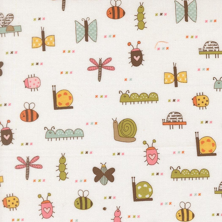 Bug Collector The Bugs Novelty Cloud by Sweetwater for Moda Fabrics - 55731 11