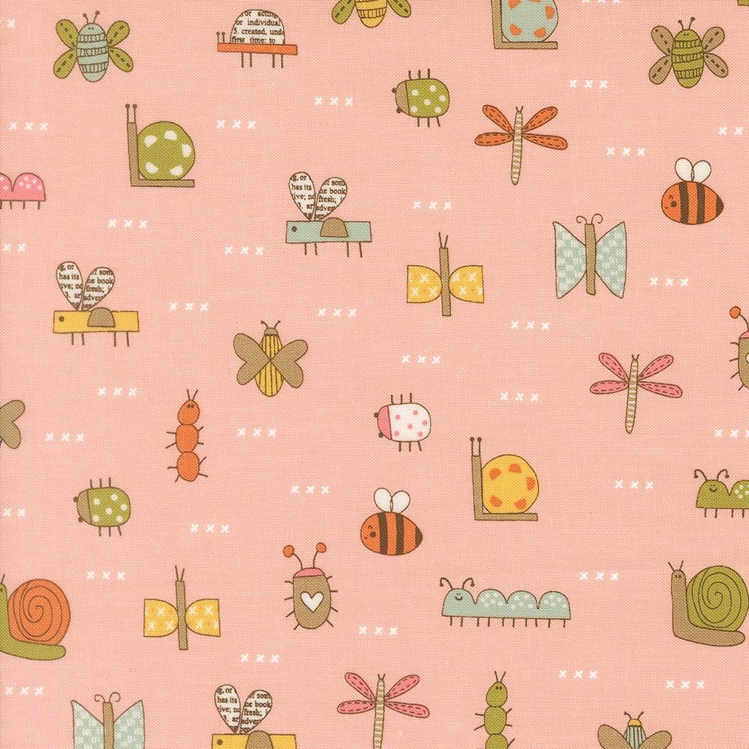 Bug Collector The Bugs Novelty Blush by Sweetwater for Moda Fabrics - 55731 14