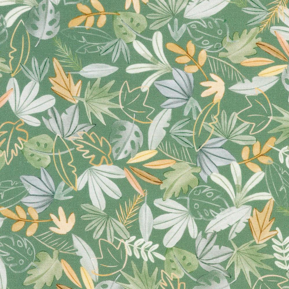 Packed Foliage Balsam by Studio RK Collection by Robert Kaufman Fabrics - SRKD-24065-476