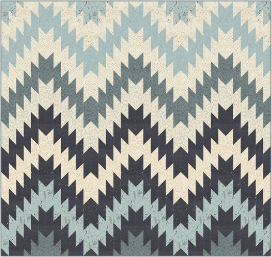 Rhythm Quilt Kit with Data fabric by Moda Fabrics - quilt kit with pattern